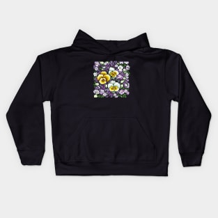 Pansy Blossom Vintage Bloom Since Retro Kids Hoodie